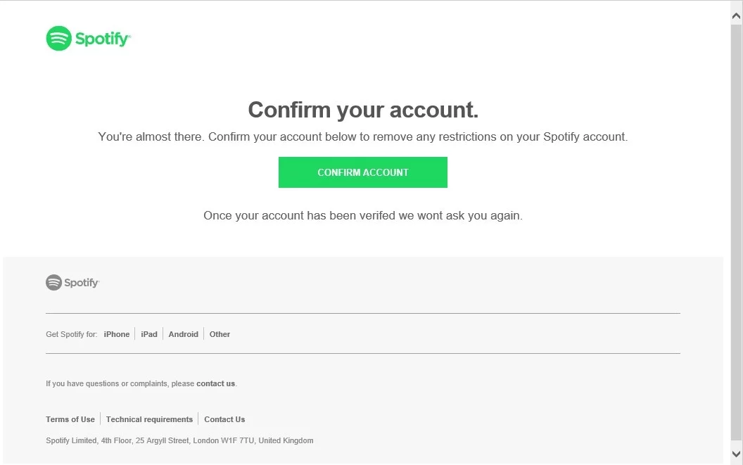 Trivial Spotify Phishing Campaign Targets Users To Pilfer