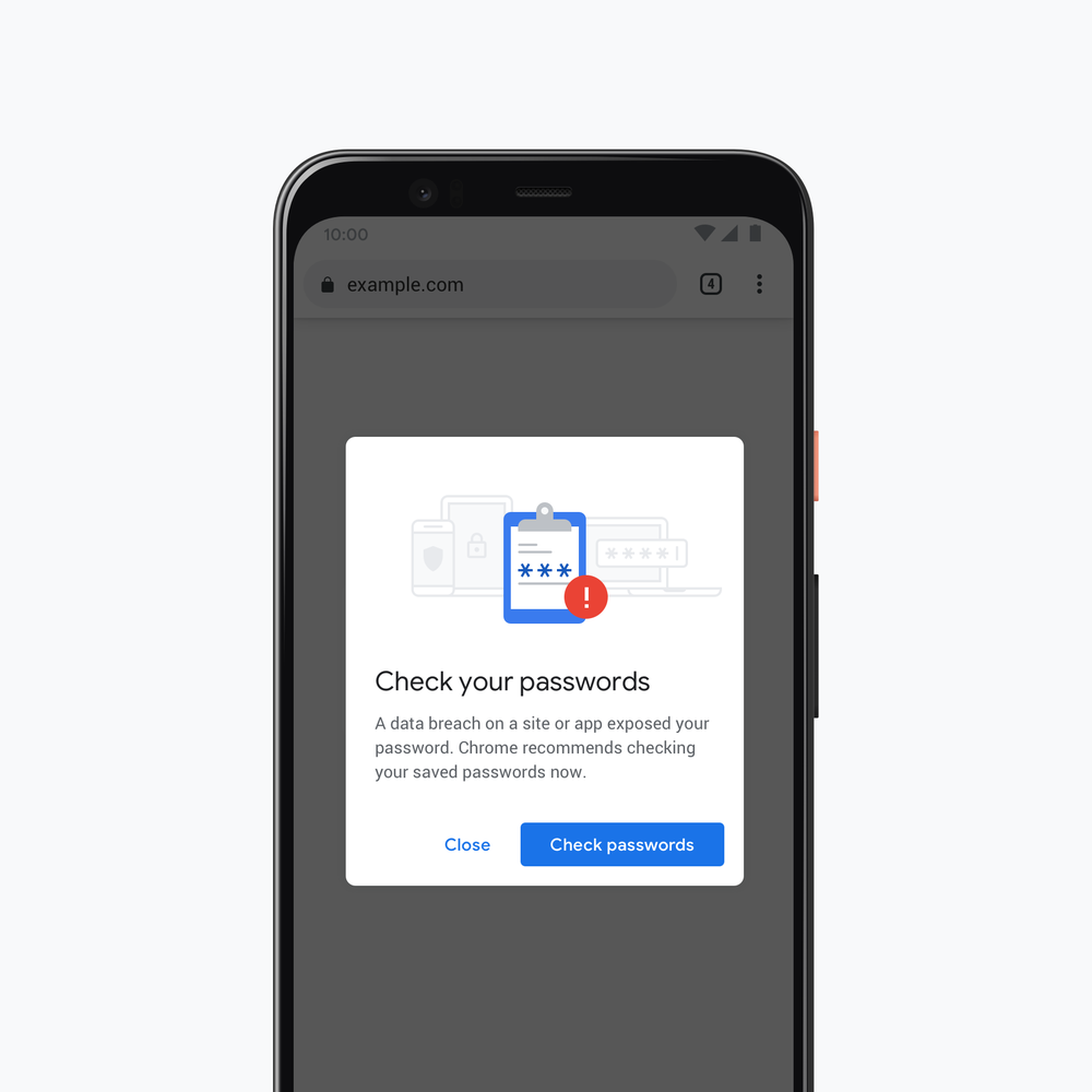 Google Chrome 79 password protection