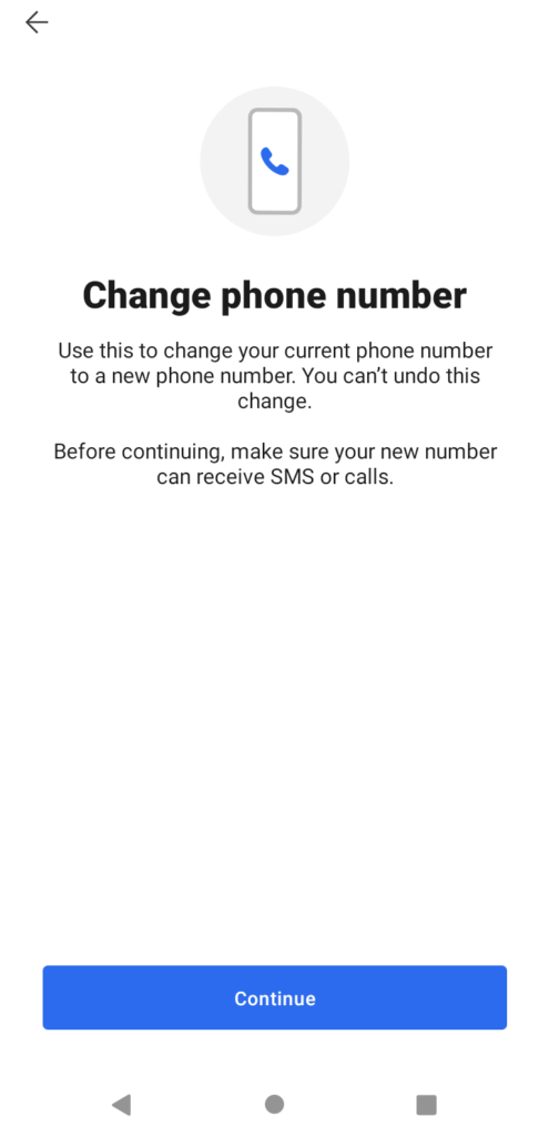 Signal Change number feature
