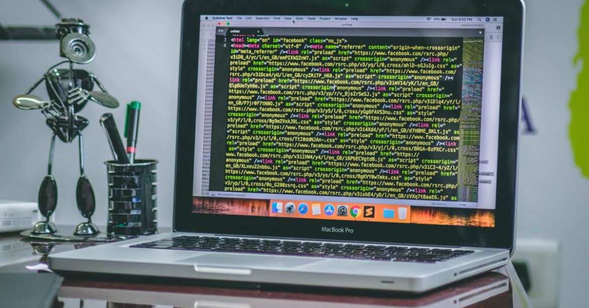 Developer laptop showing code editor open, illustrating Cursor IDE vulnerabilities