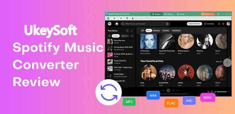 UkeySoft Spotify Music Converter Review: Download Spotify to MP3 with Free Account(2026)